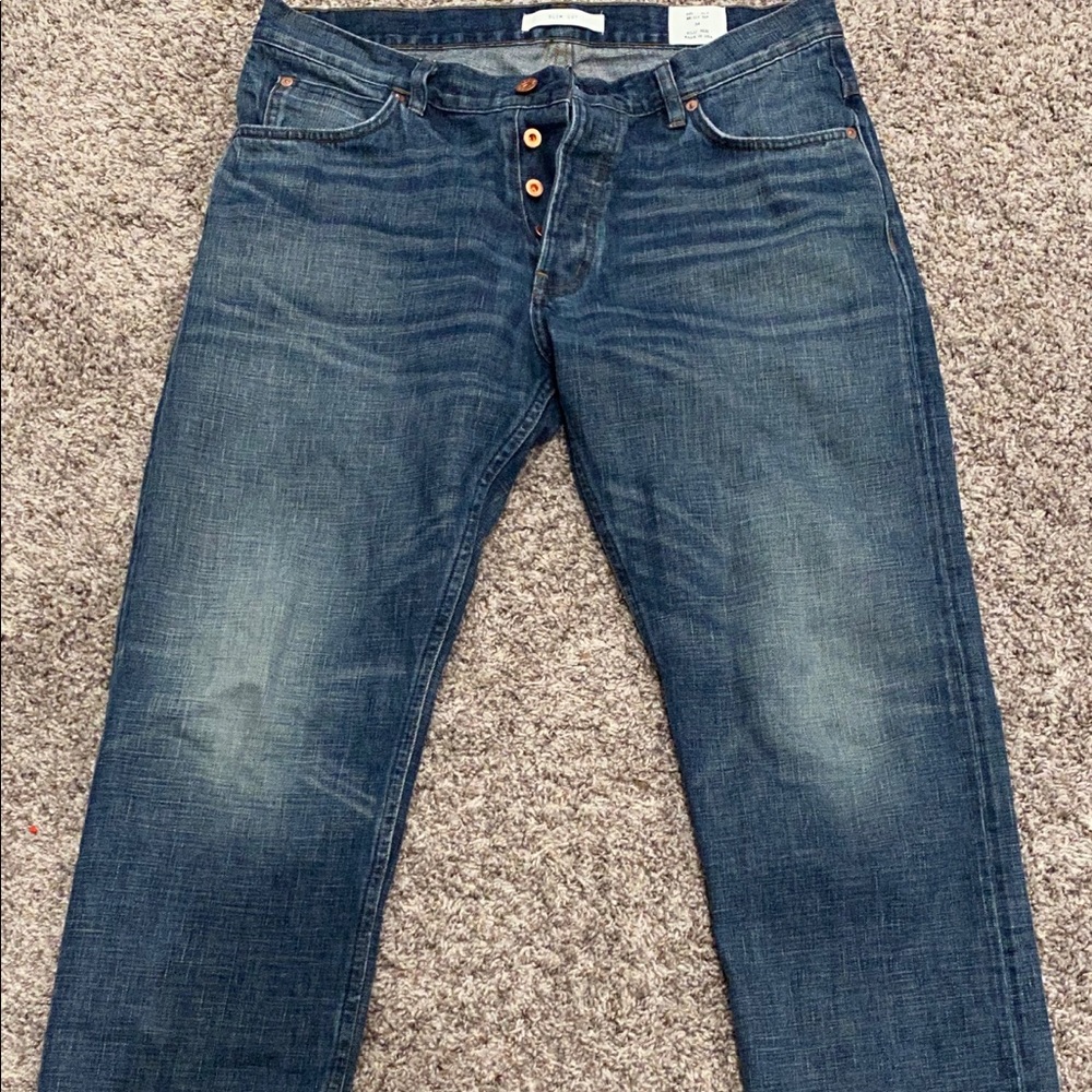 Billy Reid Jeans 34x31.5 Slim Cut